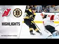 NHL Highlights | Devils @ Bruins 10/12/19