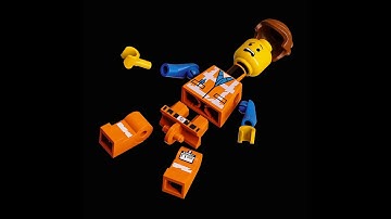 LEGO - Exploded View Emmet | Fusion 360 | Maya | KEYSHOT