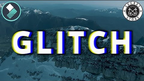 How to Create GLITCH Text Effect | Wondershare Filmora 9 | SS 1912