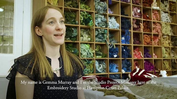 RSN Embroidery Studio Restores Coronation Robe worn by Lady Carnarvon in 1911.