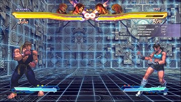 SFxT Julia Combo 4.1: Low hit 349 dmg 1 meter (476 dmg 3 meter)