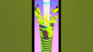 🔥 STACK BALL GAMEPLAY SHORT 🥰 #shorts #viral #stackball