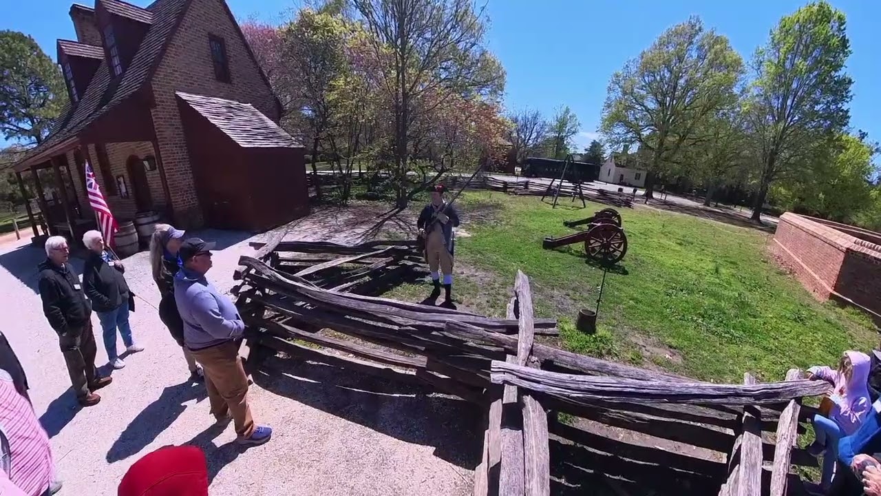 Colonial Williamsburg Flintlock demo