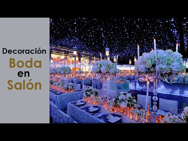 decoracion boda salon 