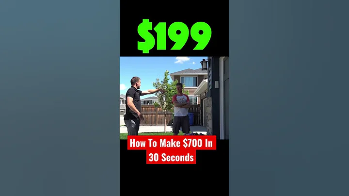 How To Make $700 In 30 Seconds