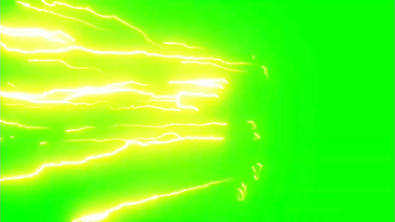 Flash screen. Эффект удара футаж. зеленый луч vfx. green screen effects run.