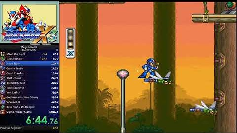 Mega Man X3 Speedrun Buster only (55:11:54)