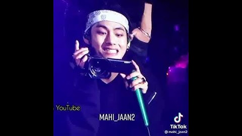 jimin saved his little baby (v) falling off the stage #vmin #bts