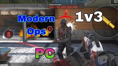 Modern Ops - point capture (1v3) | lost but enjoyed the game