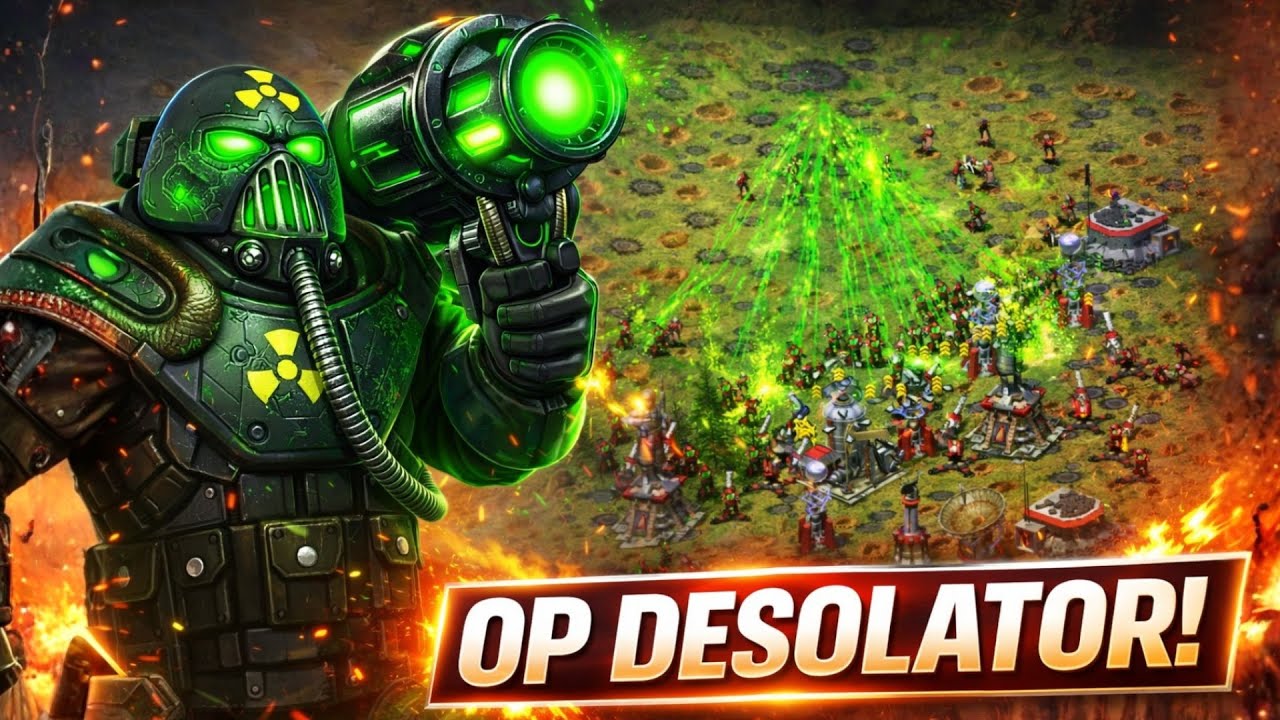Red Alert 2 | Pretty OP Desolator | (7 vs 1 - Smart AI Mod)