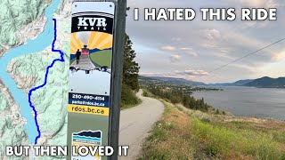 Kelowna to Penticton Bike Ride on the KVR...or so we thought @AustinSersen