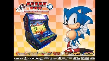 10” Sonic The Hedgehog Mini Arcade Machine with Hyperspin Preview