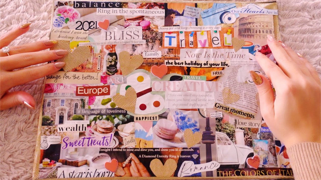 ASMR | Analyzing My Vision Board (It Came True)! 💍