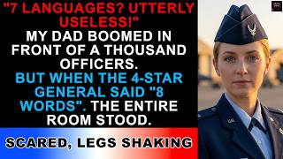 Dad Mocked My 7 Languages—Then a 4-Star General Said Just 1 Sentence. He Went Pale...