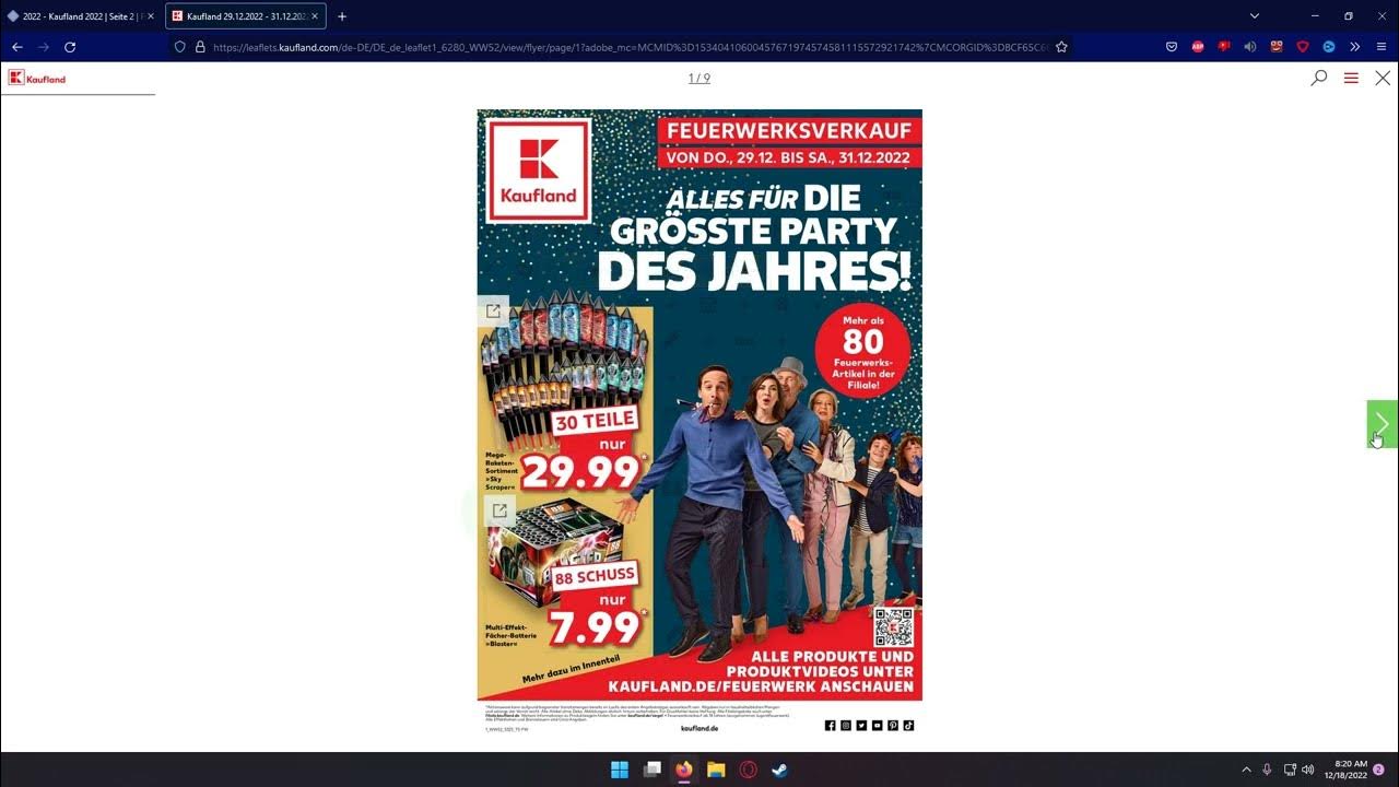 Der Offizielle Kaufland Prospekt für Silvester 2022/2023 YouTube