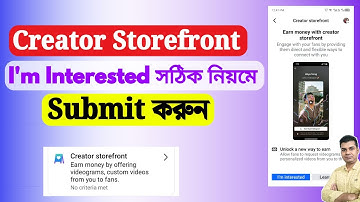 Facebook Creator Storefront I