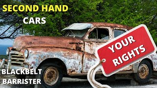 Your Rights When Buying a Second Hand Car