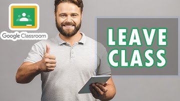 How to Leave a Class on Google Classroom on iPad Tutorial