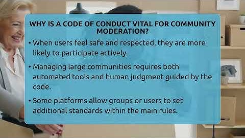 Why Is A Code Of Conduct Vital For Community Moderation? - Everyday-Networking