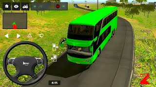 Euro Bus Driving Game Public Transportation 2024 Indonesia Bus Simulator Android Gameplay screenshot 1