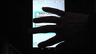 Google Classroom on an Android tablet.