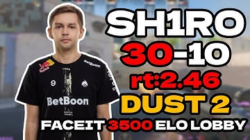 sh1ro (30-10) rt:2.46 +VOICE COMMS l EU FACEIT RANKED 3500 ELO LOBBY l #cs2 #pov