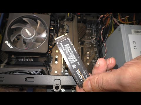 Установка ssd m2 на материнскую плату MSI B550 GAMING PLUS под Windows 10