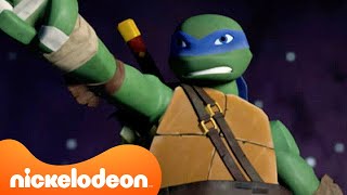 سلاحف النينجا المتحولة | 15 دقيقة من ليو كقائد باللون الأزرق | Nickelodeon Arabia