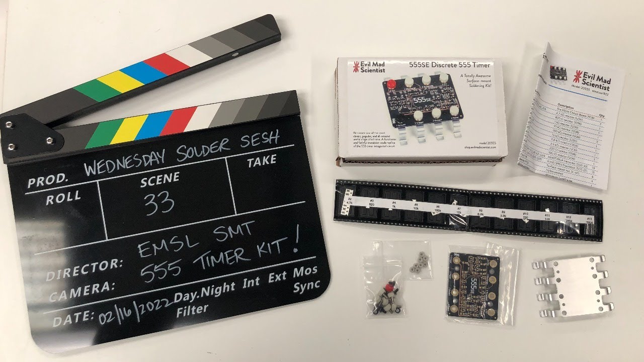 Solder Sesh #33 - Evil Mad Scientist Lab's 555 Timer Kit