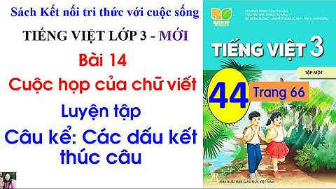 Bài 14 Cuộc họp của chữ viết| Tiết 3| luyện tập Các dấu kết thúc câu|Tiếng Việt 3| Cô Thu| #44