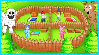 MIPAN & ZUZUZU BUAT TEMPAT AMAN UNTUK MELINDUNGI ANAK KECIL DARI DEER DAN BURUNG HANTU!