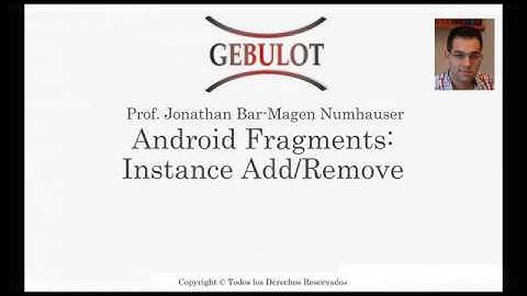 Android Fragments Instance Add Remove