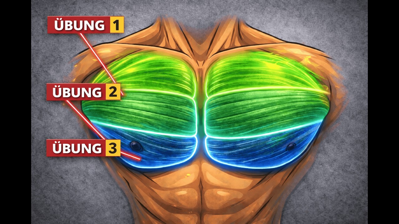 Die einzigen 3 wissenschaftlich fundierten Übungen für groß starke und definierte Brustmuskulatur!!