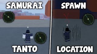 Samurai Tanto Spawn Location ( Shindo Life Roblox )