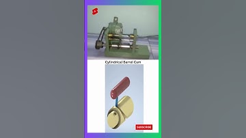 Cylindrical Barrel Cam 👍 #solidworks #shorts