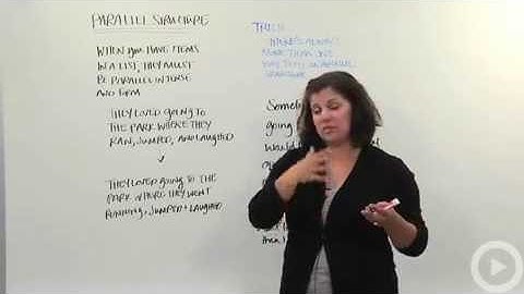 Parallel Structure Grammar Video By English Spoken Here Video 2016
