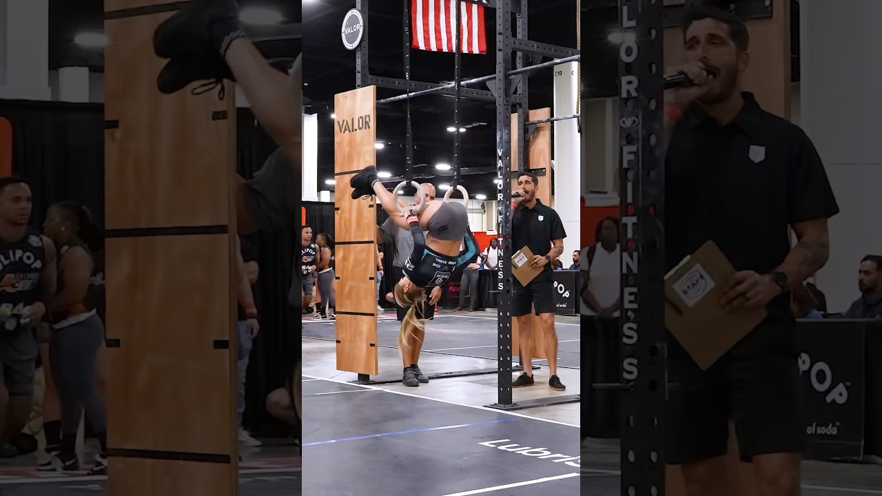 Paula Leyes making the rings look easy