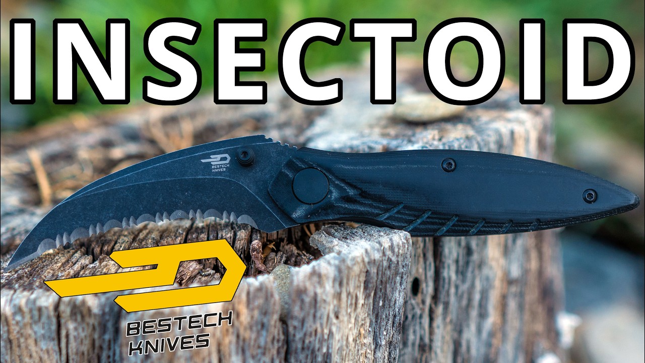 The Bestech Mantidae - Curvy Insect-Inspired knife for Mid-2024! - YouTube