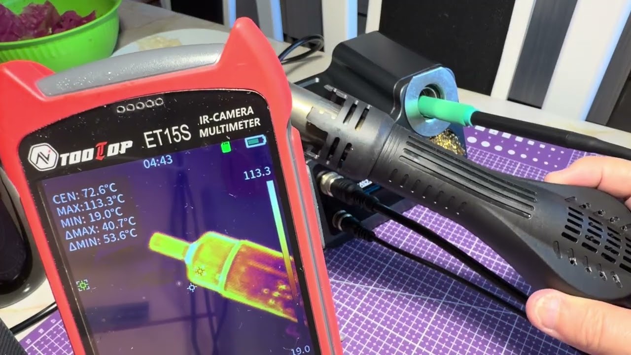 Video Replay HANDSKIT soldering station with Heat Gun 