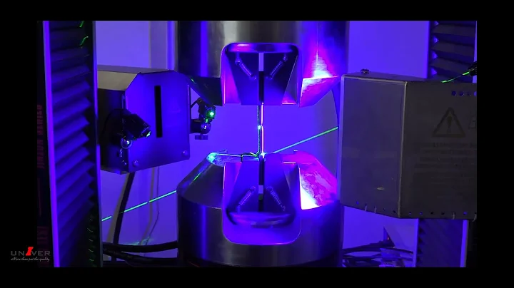 Video Extensometer-Tensile Testing of Steel Rod, ISO 6892-1, ASTM A370, ASTM E8