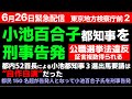 【緊急配信4】小池百合子都知事 を刑事告発！◆東京地検前２◆都内52首長による小池都知事３選出馬要請は“自作自演”【公職選挙法違反】2024/06/26