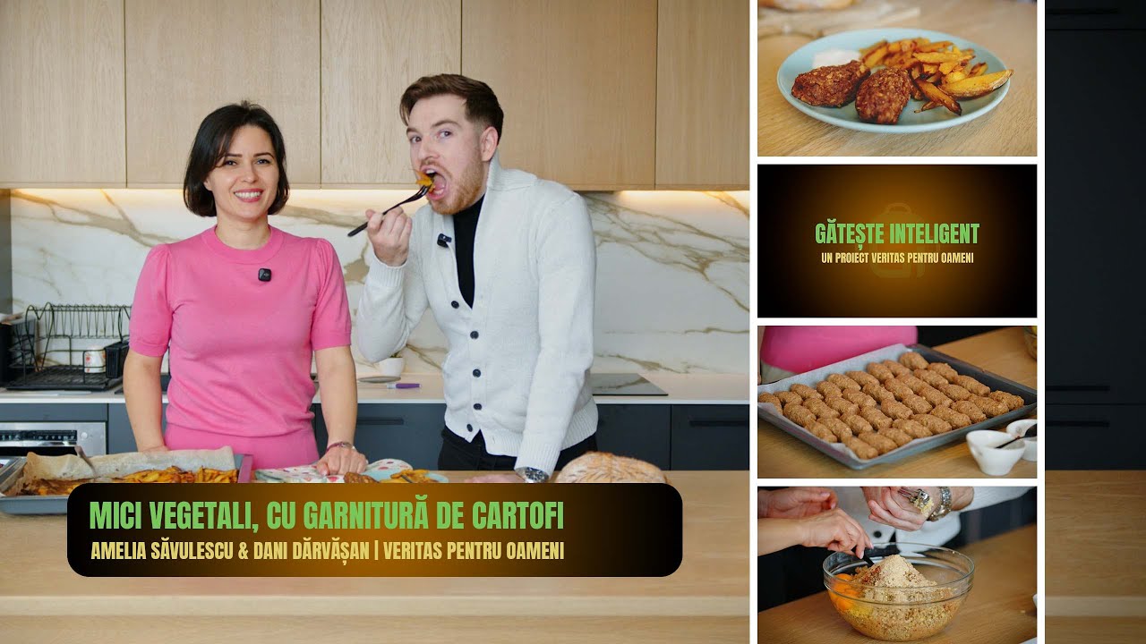 Mici vegetali, cu garnitură de cartofi - Amelia Săvulescu & Dani Dărvășan | Gătește inteligent #15