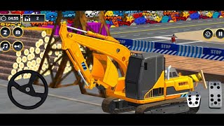JCB Game 3D Road Construction Gameplay | Heavy Excavator & Bulldozer Simulator 🚜 | Android screenshot 1