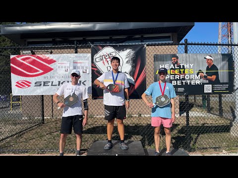Grip ‘n rip 2023 Singles 3.5 Round Robin Game 2 Justin Liao vs Stephen Wilk