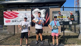 Grip ‘n rip 2023 Singles 3.5 Round Robin Game 2 Justin Liao vs Stephen Wilk