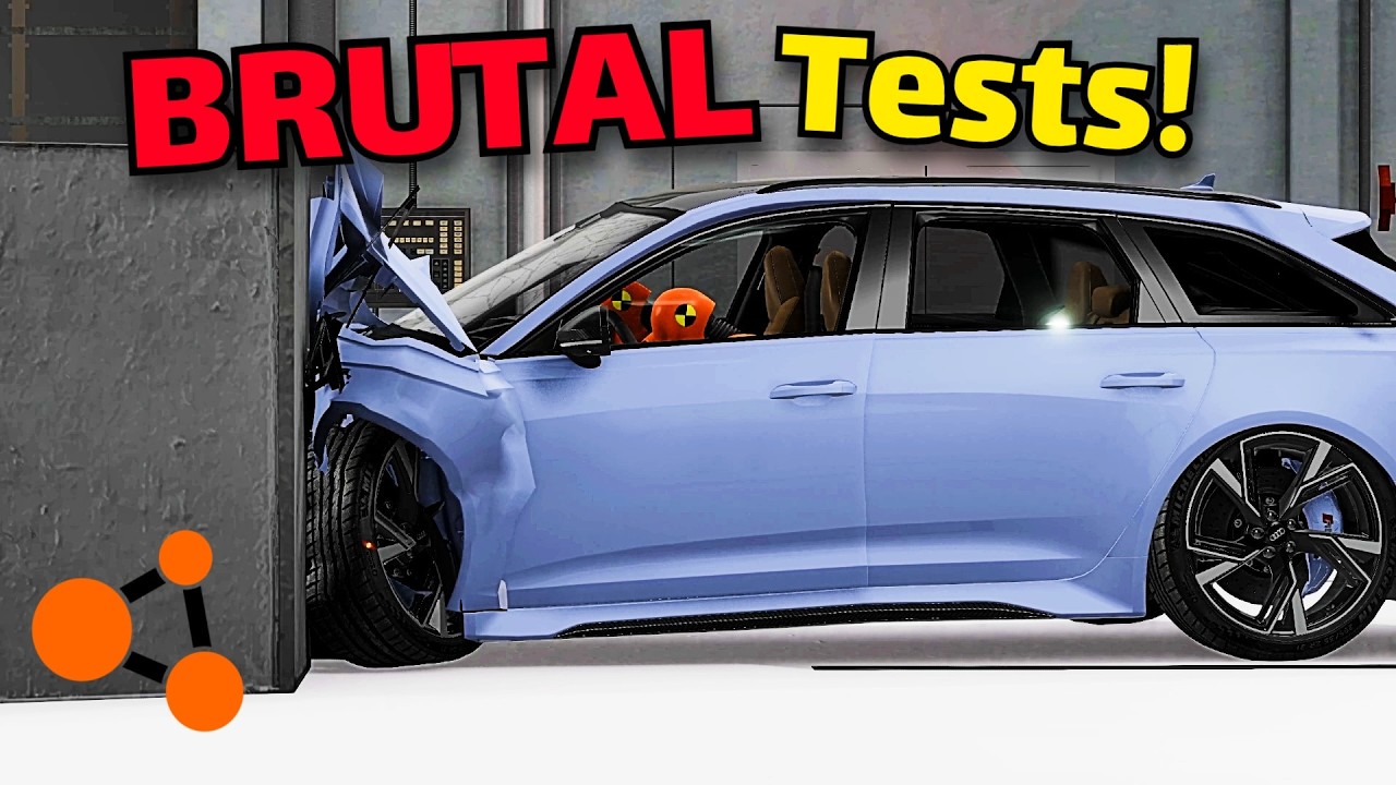 Audi RS6 vs. The Ultimate Crash Course: Will It Survive?