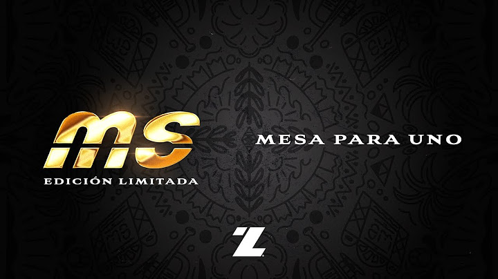 Banda MS de Sergio Lizárraga - Mesa Para Uno (Video Lyric)