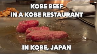 Kobe Beef in a Kobe Restaurant in Kobe, Japan