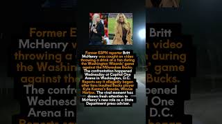 Full Britt McHenry Throws Drink at Fan During NBA Game #shorts News