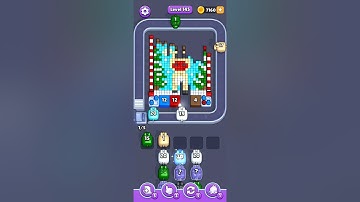 Pixel flow – Level 145 Full Walkthrough Mobile Game |Cassera Gaming #gameplay #walkthrough